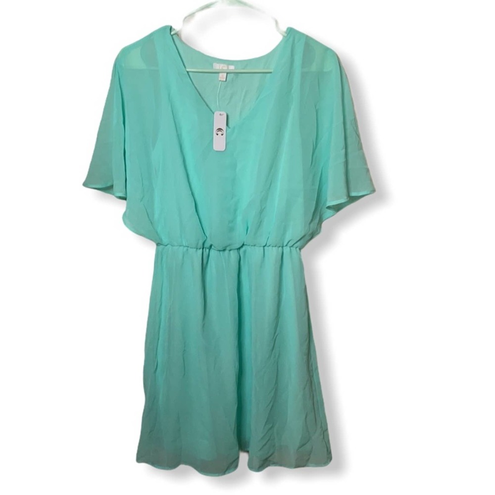 NWT Charming Charlie mint seafoam green dress S